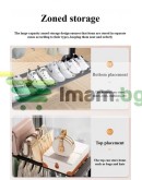 Черна закачалка за дрехи с поставка за обувки